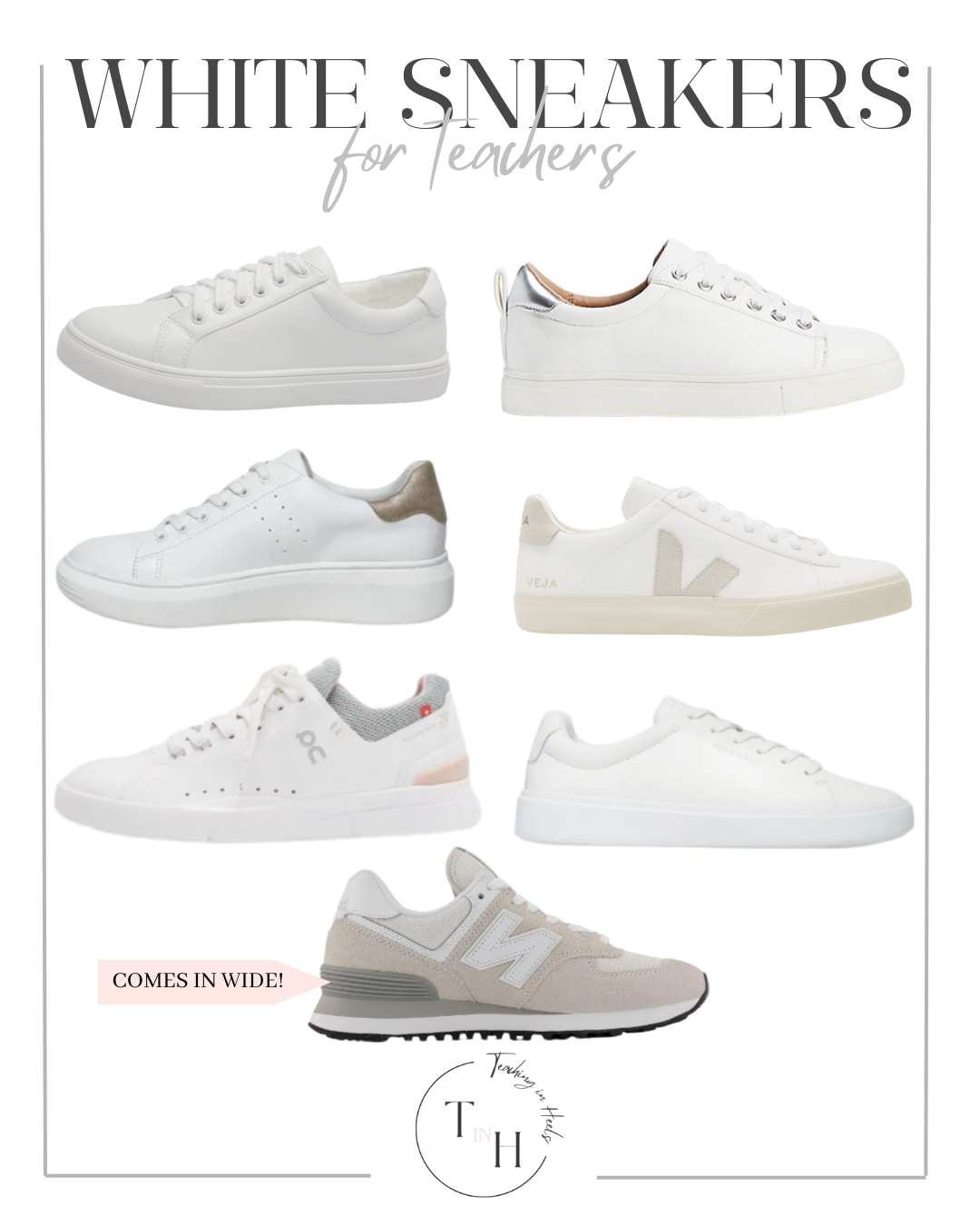 #teachersneakers #sneakers #looks #sneakers #outfit #styleguide #comfy #shoes #teacher 