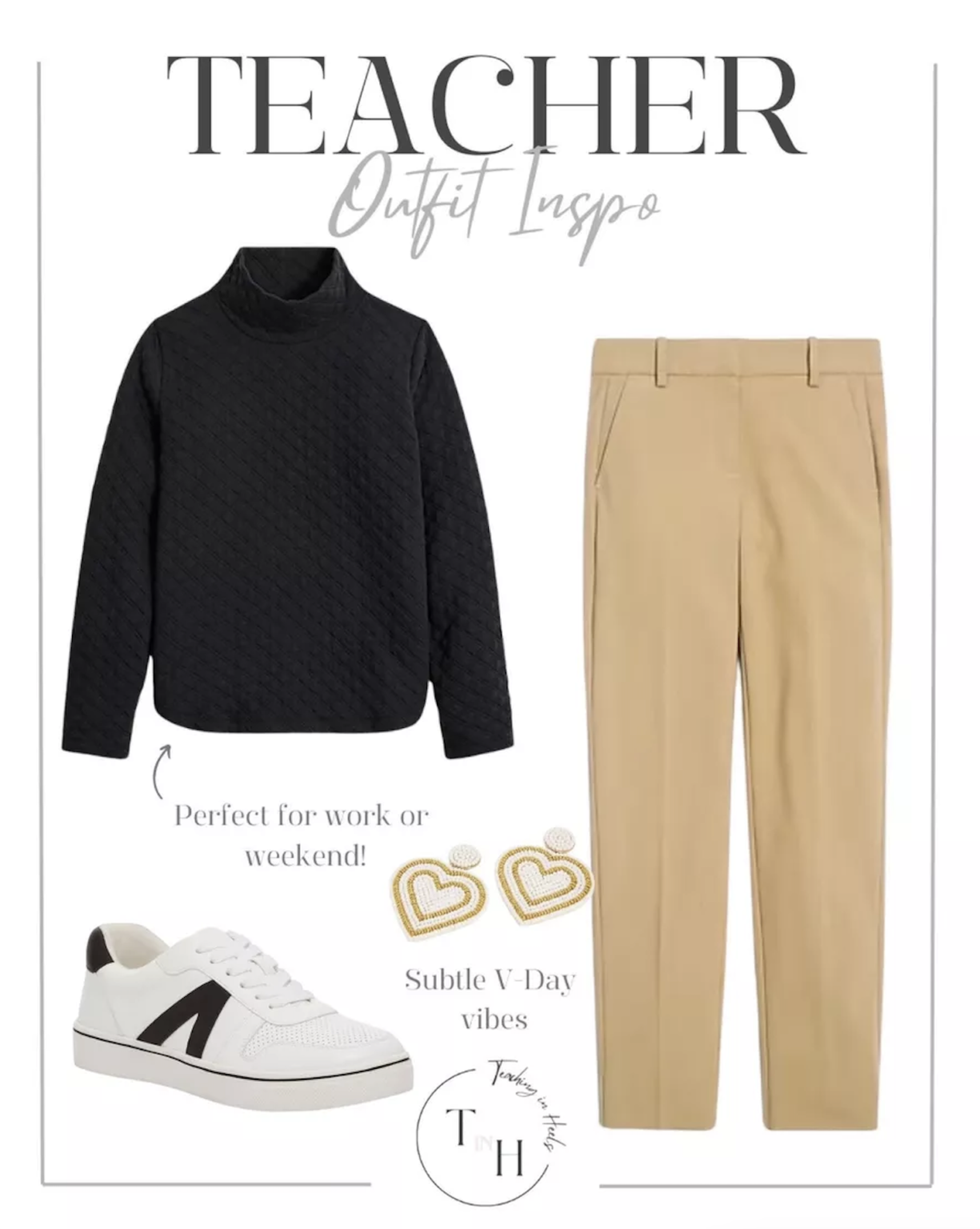 Stylish Comfort: Teacher Outfits With Sneakers - Teaching in Heels
