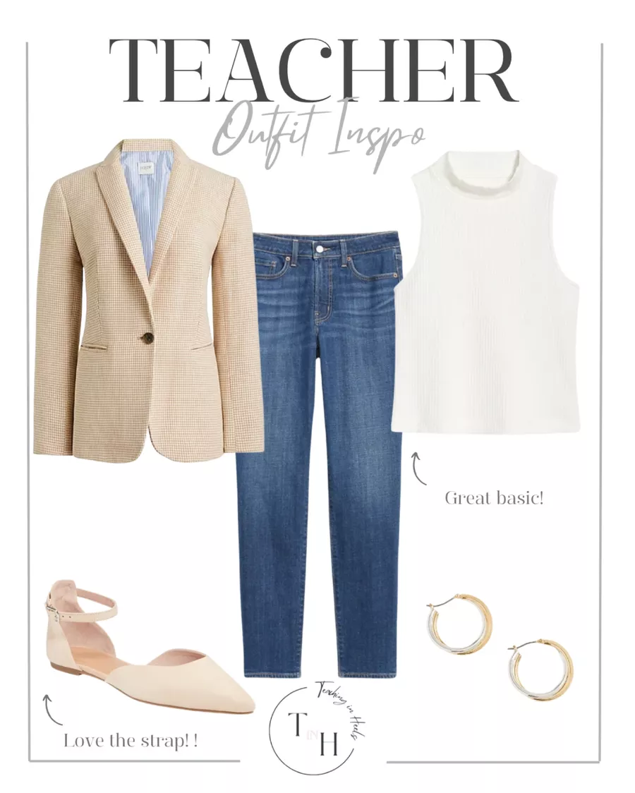 spring layering, comfort, style, teacher must haves, style guide, outfits, looks, teacher fashion, spring outfit, summer style, spring looks, summer looks 