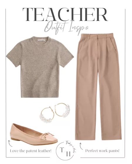 Stylish Comfort: Teacher Outfits With Flats 

neutral, brown shirt, brown pants, flats, workwear, work outfit, work shoes, teacher, outfit inspo, outfit guide, style tip, shoe tip, casual flats, work flats, fashion tips, style guide