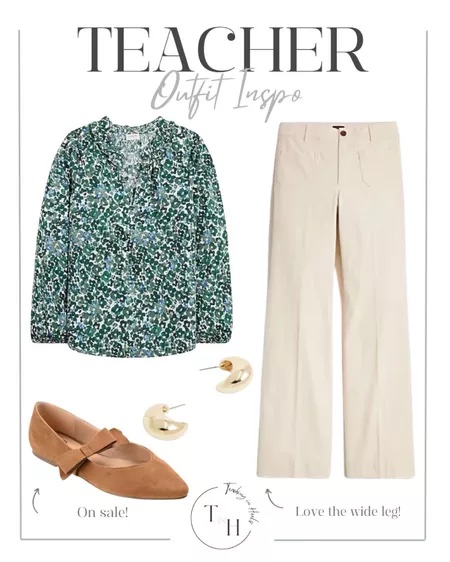 Stylish Comfort: Teacher Outfits With Flats 

wide leg pants, flats, workwear, work outfit, work shoes, teacher, outfit inspo, outfit guide, style tip, shoe tip, casual flats, work flats, fashion tips, style guide