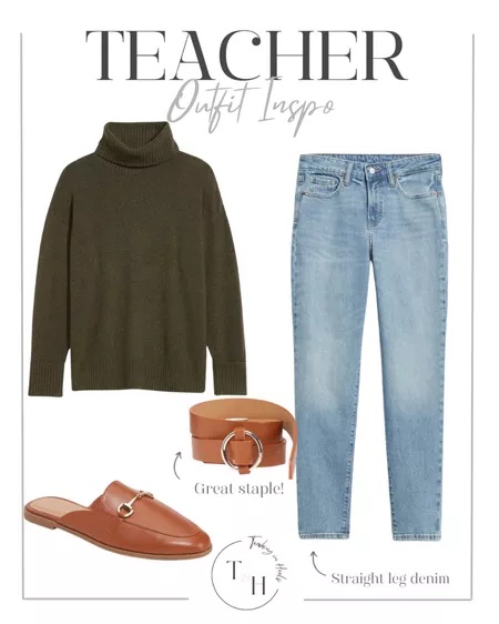 Stylish Comfort: Teacher Outfits With Flats 

turtle neck sweater, flats, workwear, work outfit, work shoes, teacher, outfit inspo, outfit guide, style tip, shoe tip, casual flats, work flats, fashion tips, style guide