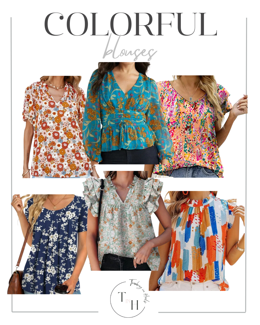 Chic & Comfortable: Spring Fashion for Teachers

spring, spring fashion, spring outfit, spring blouses, women's blouses, colorful blouses, floral blouses
