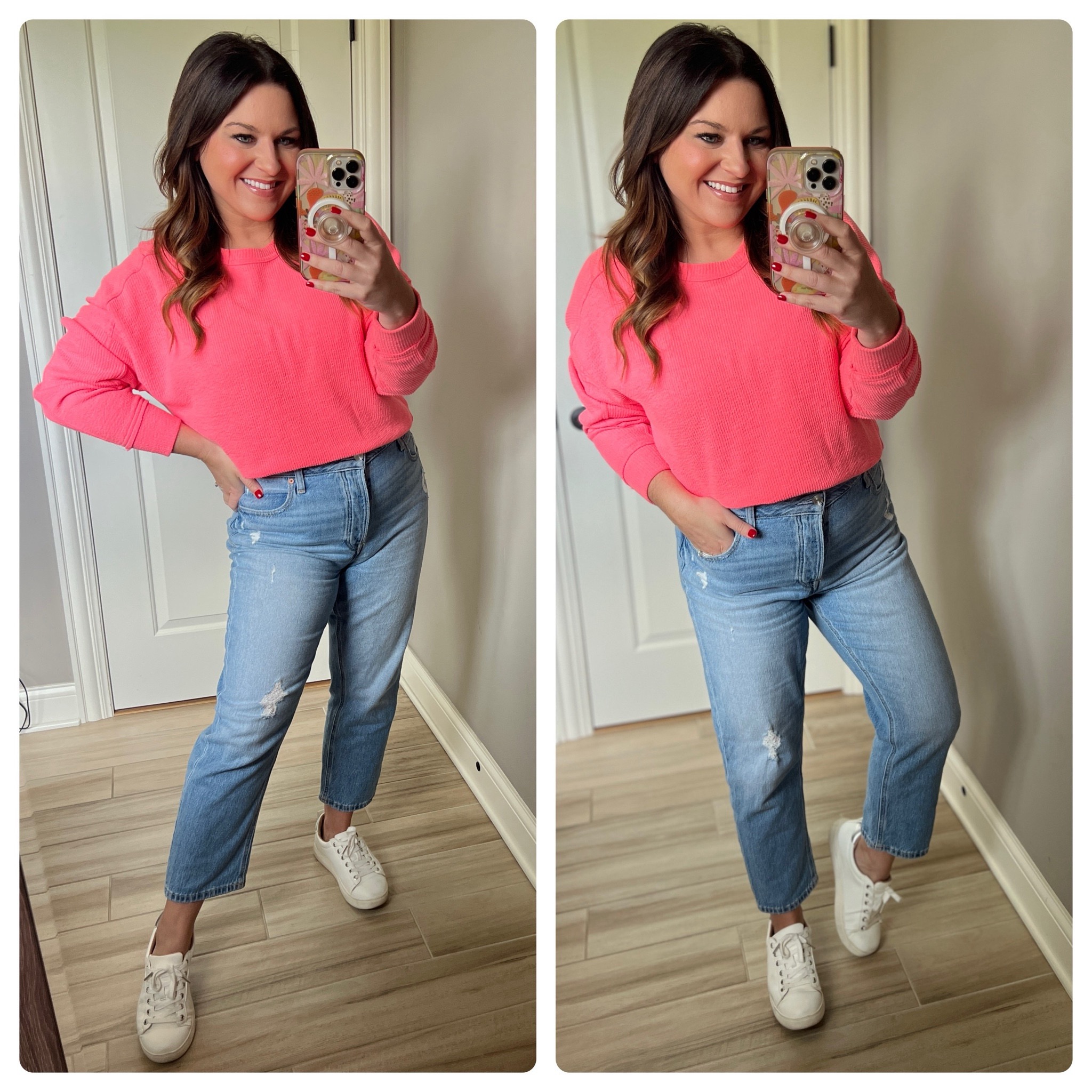 Chic & Comfortable: Spring Fashion for Teachers

spring, spring fashion, spring outfit, denim jeans, pink sweater, white sneakers