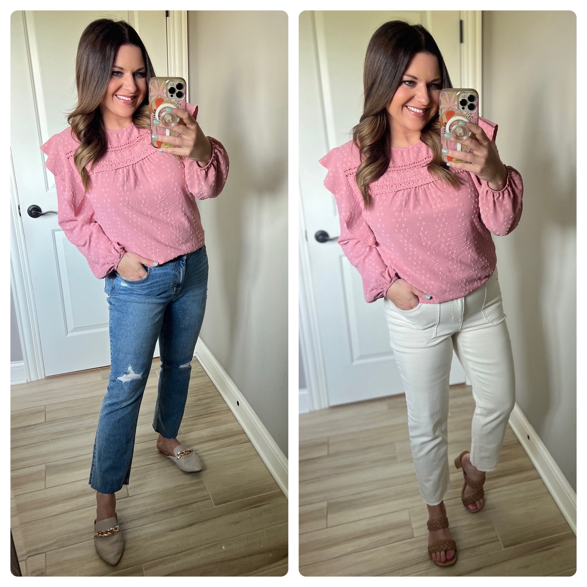 Chic & Comfortable: Spring Fashion for Teachers

spring, spring fashion, spring outfit, pink blouse, denim jeans, work outfit, workwear