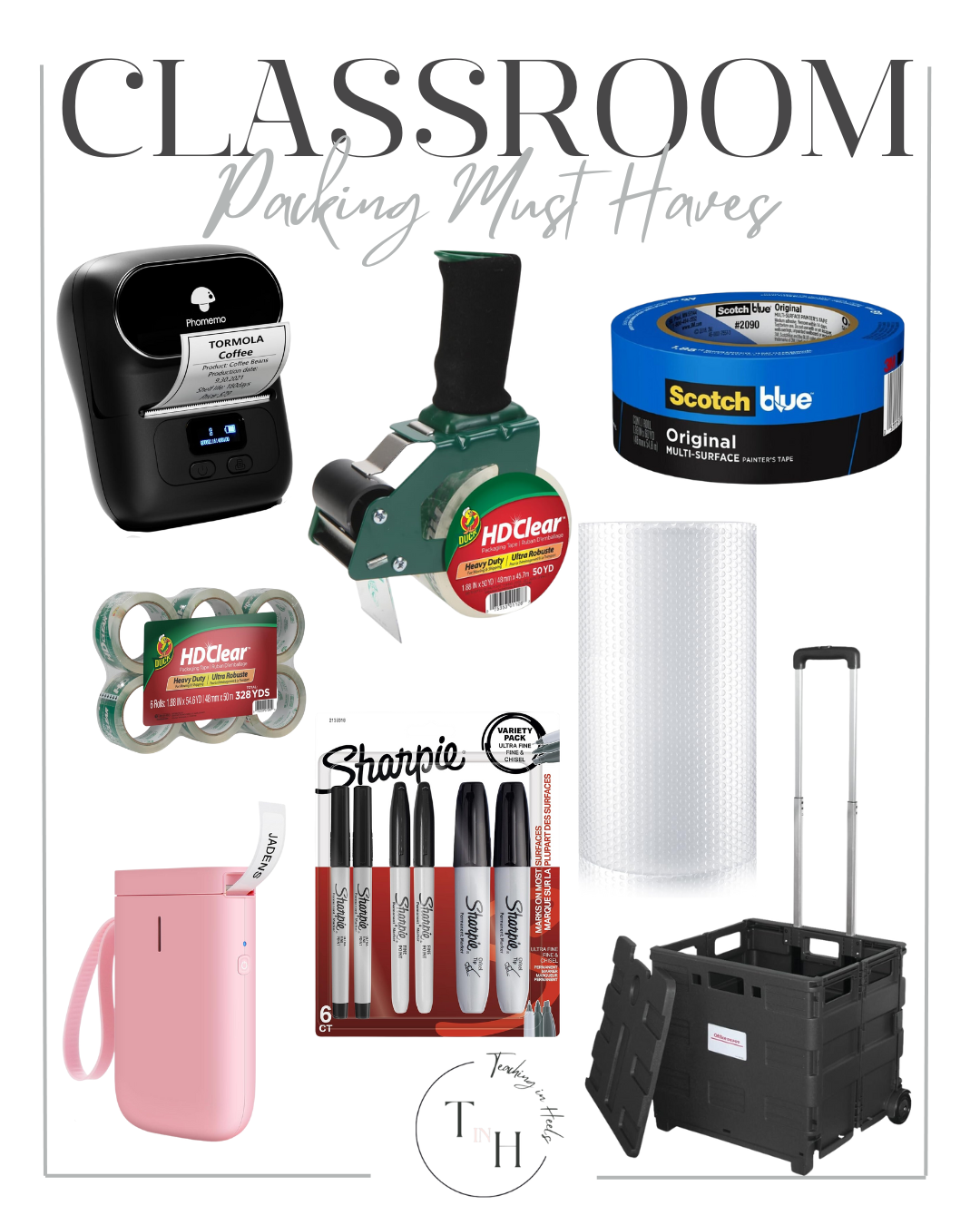 Packing Up Your Classroom: Steps for Stress-Free End-of-Year Organization

packing essentials, storage essentials, packing classroom, classroom essentials, teacher, end of year classroom