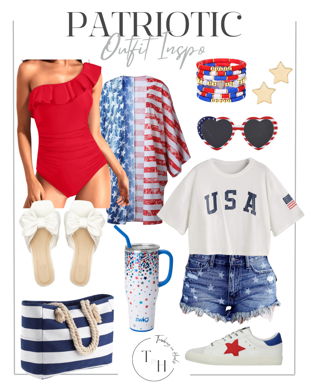 4th of July Style Guide: Must-Have Outfits & Essentials

fourth of july, summer, summer outfit, summer fashion, outdoor hosting, patriotic outfit, swimwear, party outfit, americana look, Amazon