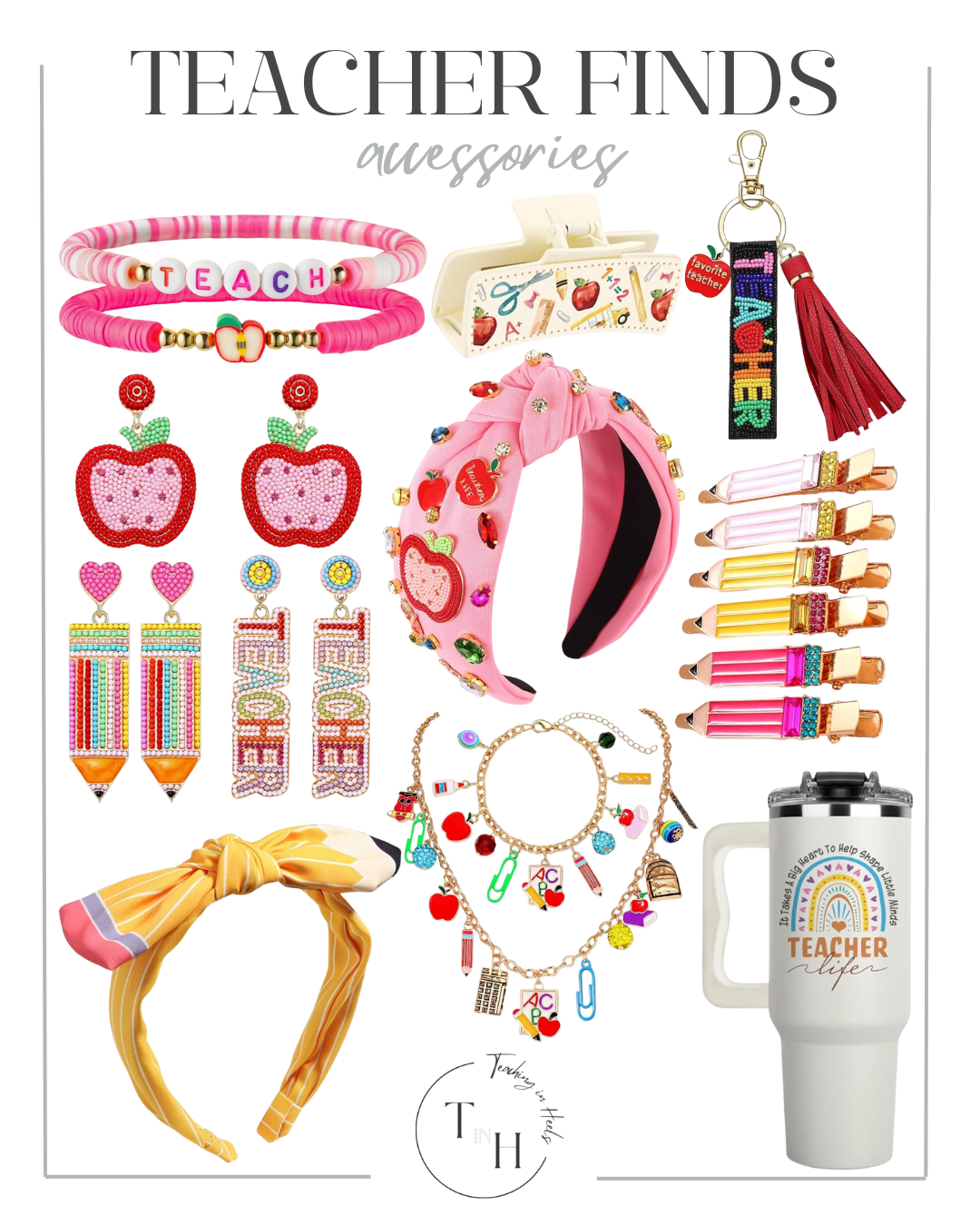 Back to School Must Haves for Teachers | back to school, teacher essentials, teacher must haves, teacher accessories, teacher desk, classroom finds, teacher lanyards, cute teacher finds, teacher finds, desk accessories, classroom desk, school prep