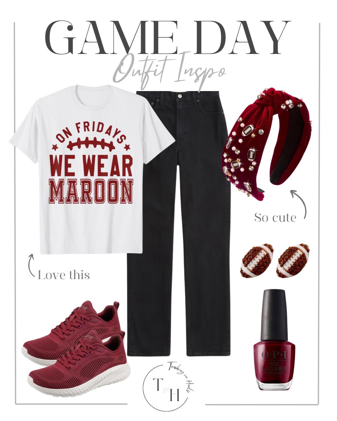 Kickoff Your Style: Football Season Fashion and Game Day Must Haves | Tailgating, tailgate essentials, game day, game day must haves, game day outfit, watch party, football outfit, football game outfit, college football outfit, nfl outfit, rainy game day, cold game day, game day essentials, tailgate tools, football