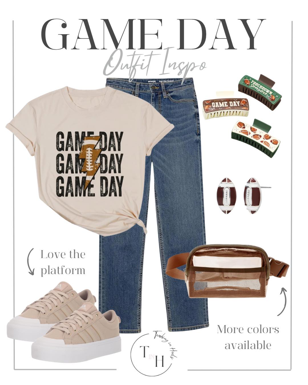 Kickoff Your Style: Football Season Fashion and Game Day Must Haves | Tailgating, tailgate essentials, game day, game day must haves, game day outfit, watch party, football outfit, football game outfit, college football outfit, nfl outfit, rainy game day, cold game day, game day essentials, tailgate tools, football