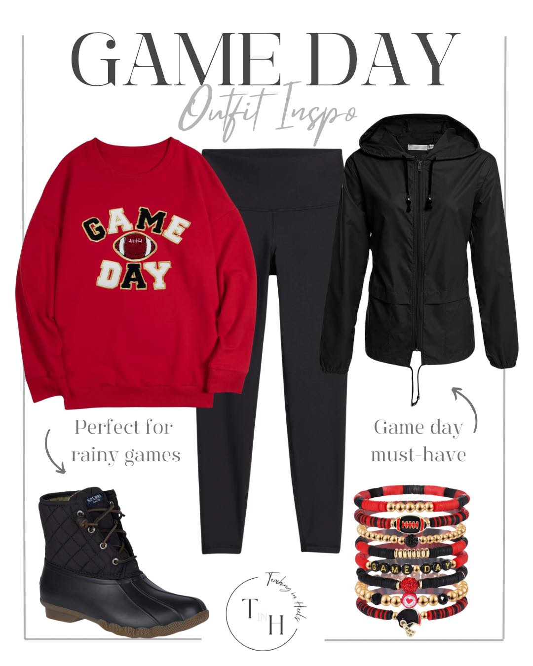 Kickoff Your Style: Football Season Fashion and Game Day Must Haves | Tailgating, tailgate essentials, game day, game day must haves, game day outfit, watch party, football outfit, football game outfit, college football outfit, nfl outfit, rainy game day, cold game day, game day essentials, tailgate tools, football