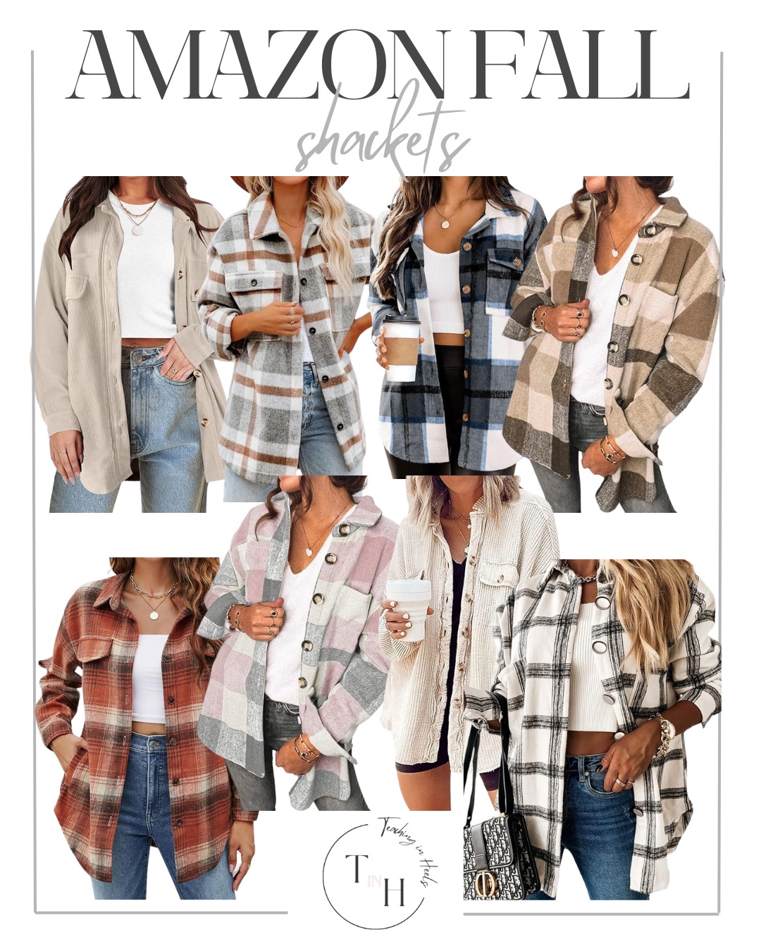 Embrace Autumn: Your Ultimate Guide to Fall Fashion 2024 | Fall Fashion, women's fashion, autumn wardrobe, plaid tops, plaid cardigans, plaid, amazon fall shackets