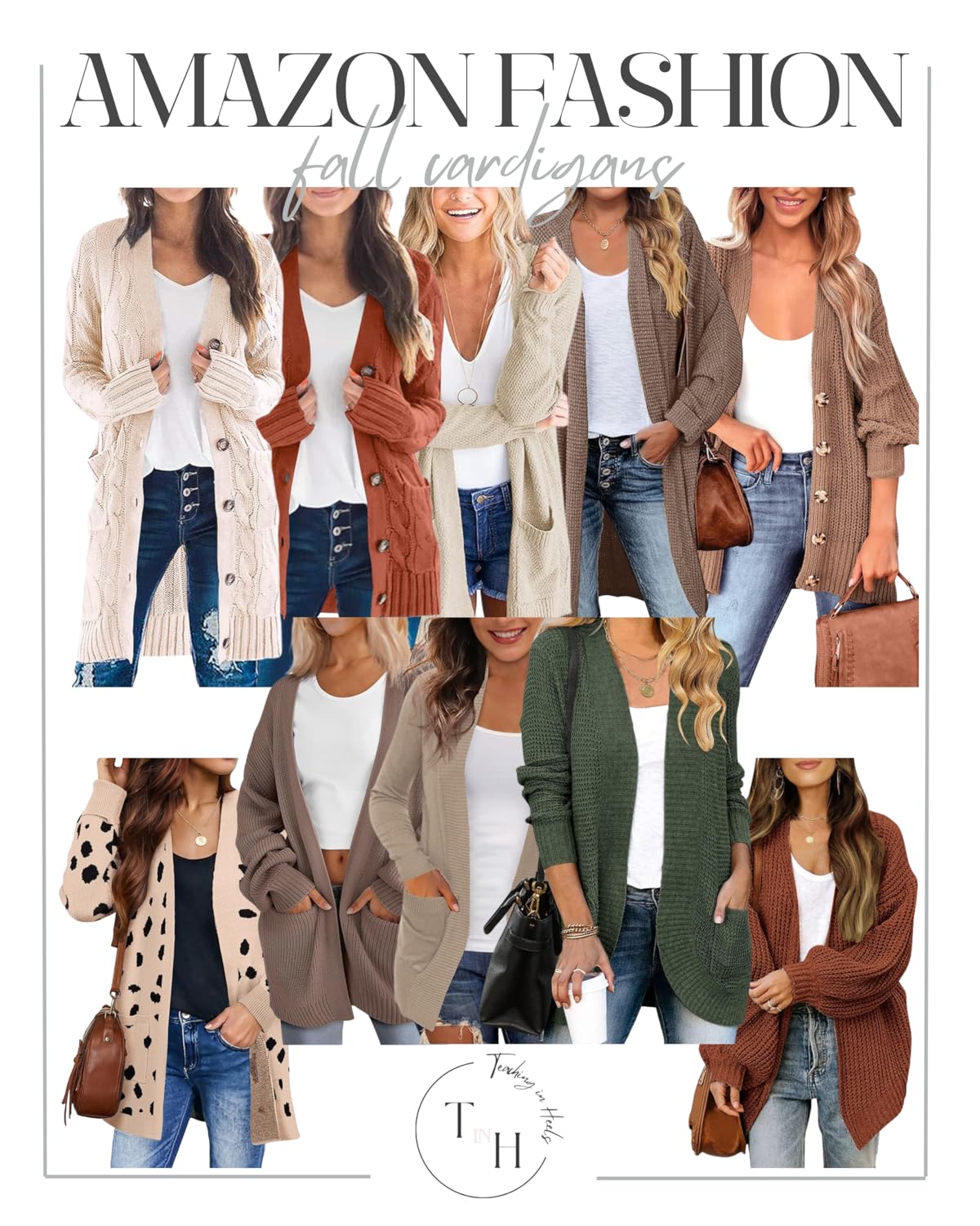 Embrace Autumn: Your Ultimate Guide to Fall Fashion 2024 | Fall Fashion, women's fashion, autumn wardrobe, fall cardigans, cardigans, teacher cardigans, amazon fashion fall cardigans