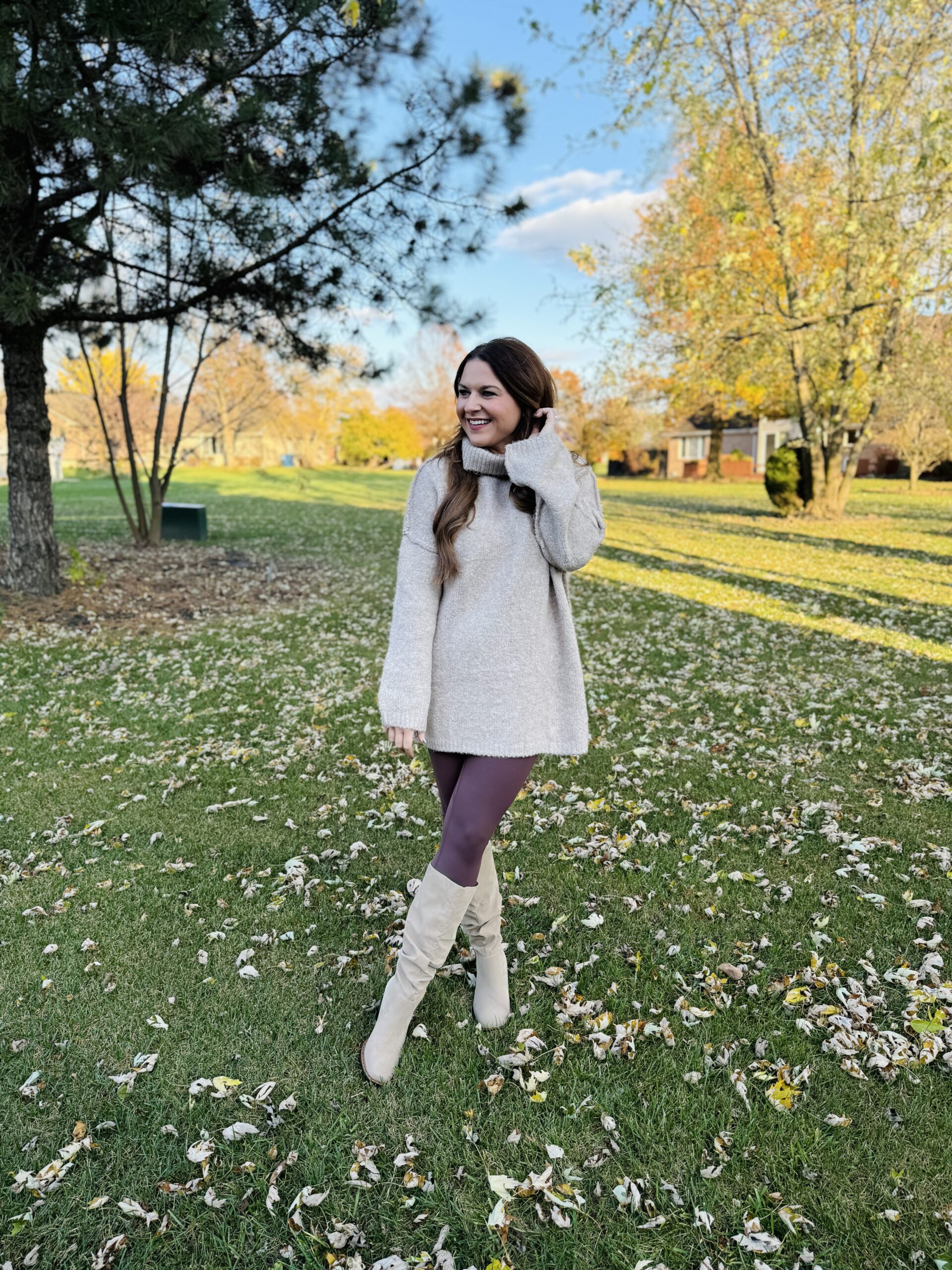 Thanksgiving + Fall Outfits: Cozy, Chic, and Affordable Outfit Ideas | fall outfit, sweater, cozy outfit, fall boots, fall look, fall outfit inspo, amazon outfit, fall ootd, women's fashion, fall style