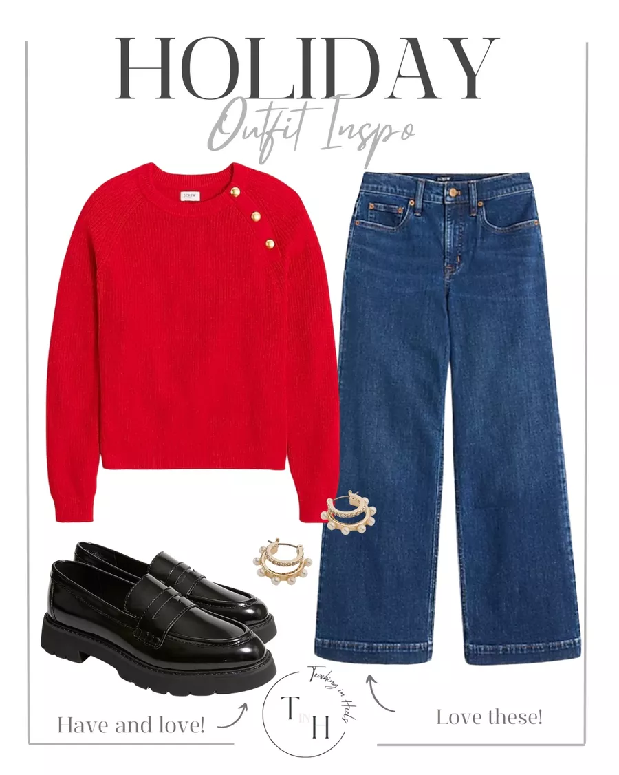 festive and affordable holiday outfits for any occasion | holiday, holiday outfits, holiday style, Christmas party, Work party, red outfit, plaid outfit