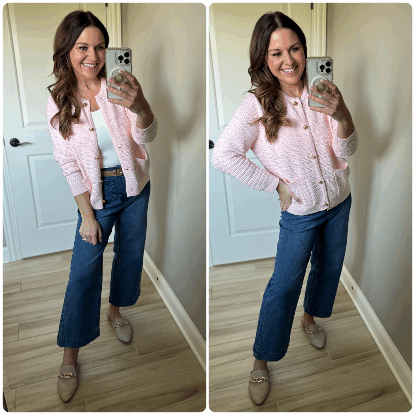 How to Style Wide Leg Jeans: The Closet Staple You’ll Wear Year-Round | Summer outfit, versatile jeans, date night outfit, teacher outfit, brunch outfit, elevated casual